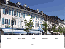 Tablet Screenshot of hoteldumidi.ch